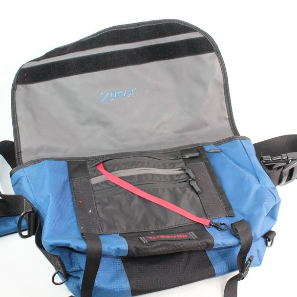 Timbuk2 Messenger Medium Navy Blue Laptop Bag Travel Pilot Business Briefcase - Picture 4 of 6